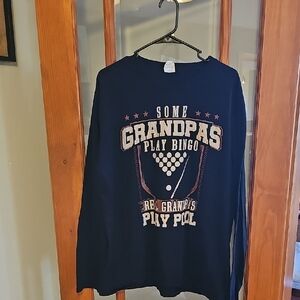 Port and Company Navy Long Sleeve Shirt